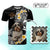 Custom Photo Happy International Dog Day T Shirt Tropical Flowers With Polynesian Pattern CTM14