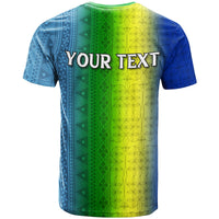 Custom Vanuatu Malampa Fiji Day T Shirt Flag Version LT12 - Polynesian Pride
