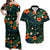 Polynesian Matching Dress and Hawaiian Shirt Hawaii Tropical Flowers LT14