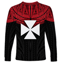 (Custom Personalised)Wallis And Futuna Pride Long Sleeve Shirt - LT12 - Polynesian Pride