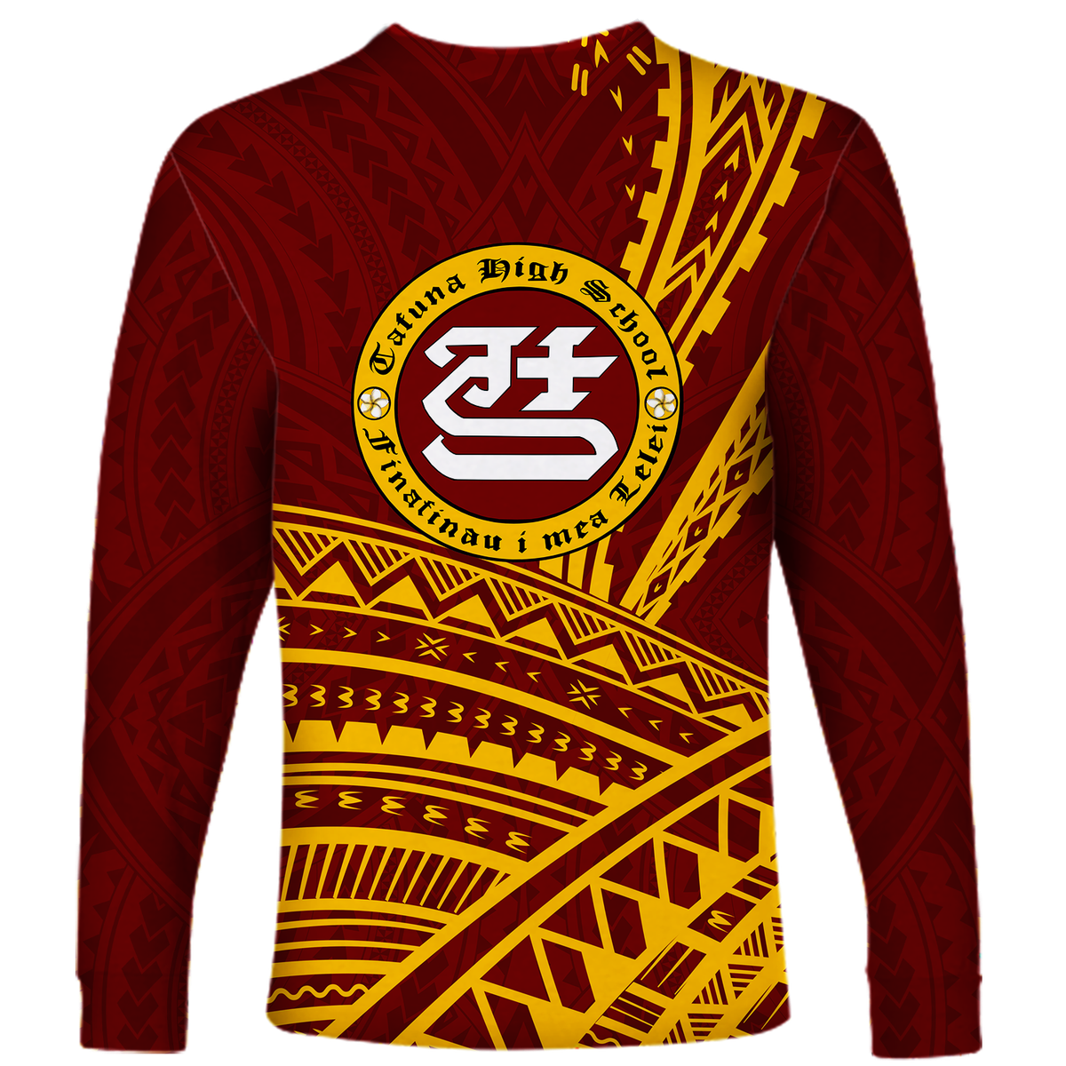 Tafuna High School American Samoa Pride Long Sleeve Shirt - LT12 - Polynesian Pride