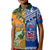 Custom Australia Wallabies and Toa Samoa Rugby Polo Shirt Aboriginal Mix Polynesian LT14 - Polynesian Pride