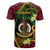 Custom Photo Vanuatu Provinces T Shirt Coat Of Arms Plumeria Polynesian Pattern CTM05 - Polynesian Pride