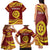 Personalised Tonga High School Family Matching Tank Maxi Dress and Hawaiian Shirt Happy 77 Years Anniversary LT14