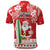 Custom Polynesian Countries Christmas Polo Shirt Santa Coat Of Arms CTM05 - Polynesian Pride