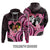 Custom Photo Polynesian Couple Valentine Day Hoodie I LOVE YOU FOREVER CTM05 - Polynesian Pride