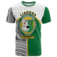 Liahona High School T Shirt Polynesian Patterns LT20 Unisex Green - Polynesian Pride