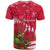 Custom New Zealand Christmas In July T Shirt Meri Kirihimete Aotearoa Pohutukawa Flowers CTM14