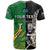 Custom New Zealand and South Africa Rugby T Shirt All Black Maori Mix Springboks LT14 - Polynesian Pride