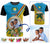 Torba Province Custom T Shirt With Photo Vanuatuan Boar's Tusk Flag Multicolored CTM09 - Polynesian Pride