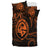 Polynesian Pride Guam With Polynesian Tribal Tattoo and Coat of Arms Bedding Set Orange Version LT9 - Polynesian Pride