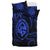 Polynesian Pride Guam With Polynesian Tribal Tattoo and Coat of Arms Bedding Set Blue Version LT9 - Polynesian Pride