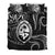 Polynesian Pride Guam With Polynesian Tribal Tattoo and Coat of Arms Bedding Set Black Version LT9 - Polynesian Pride