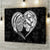 Polynesian Tribal Heart Tattoo Canvas Wall Art Black Version LT9 - Polynesian Pride