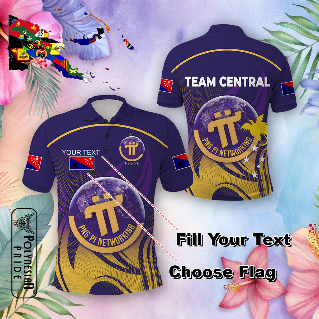 PNG Pi Networking Polo Shirt Papua New Guinea Polo Shirt