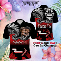 Custom Photo Aotearoa Toitu Te Tiriti Polo Shirt New Zealand Honour the Treaty - Fight Together - Polynesian Pride