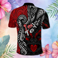Custom Aotearoa Toitu Te Tiriti Polo Shirt New Zealand Honour the Treaty - Te Tiriti Is Us