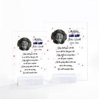 Custom Photo Australia And New Zealand ANZAC Day Memorial Acrylic Plaque We Will Remember You CTM05 - Polynesian Pride