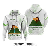 Custom Polynesian Couple Volcano Valentine Day Hoodie I LAVA YOU