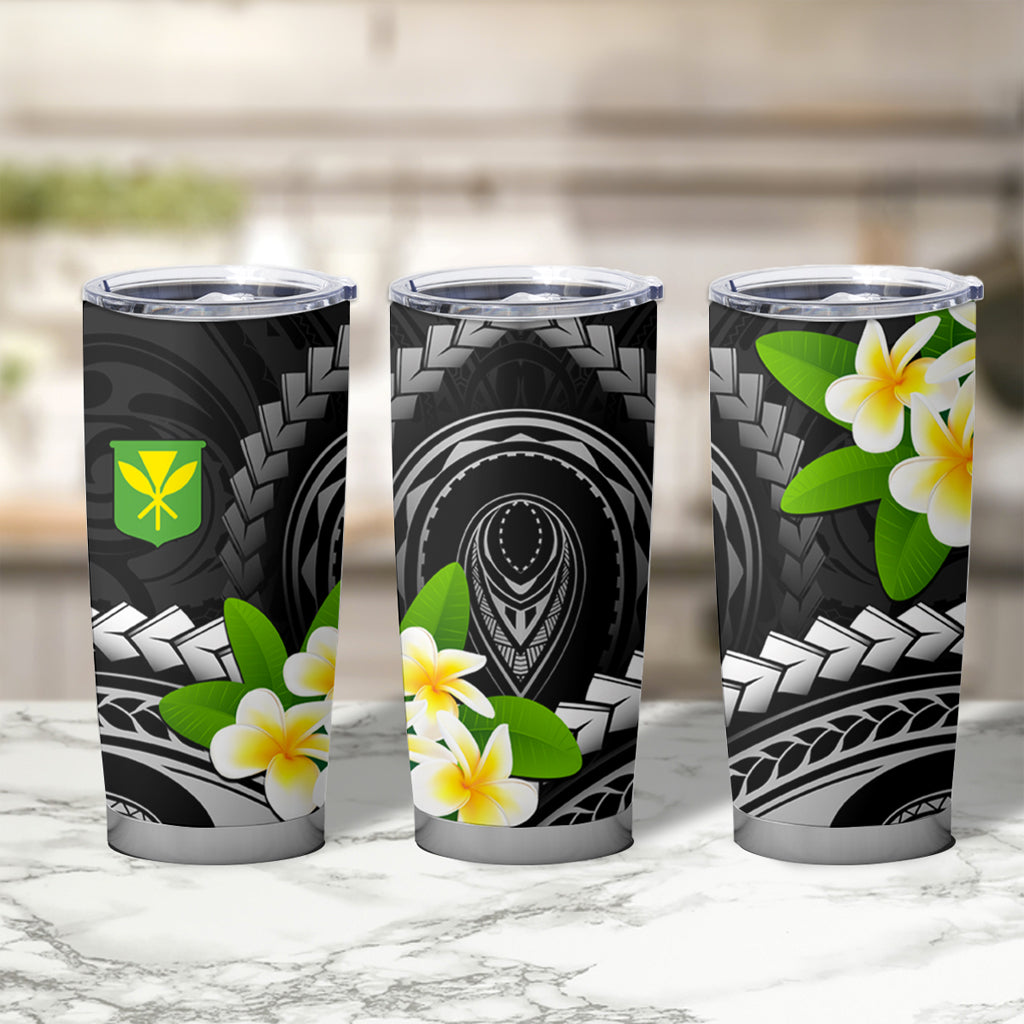 Custom AAPI Heritage Month Tumbler Cup Polynesian Tribal Tattoo