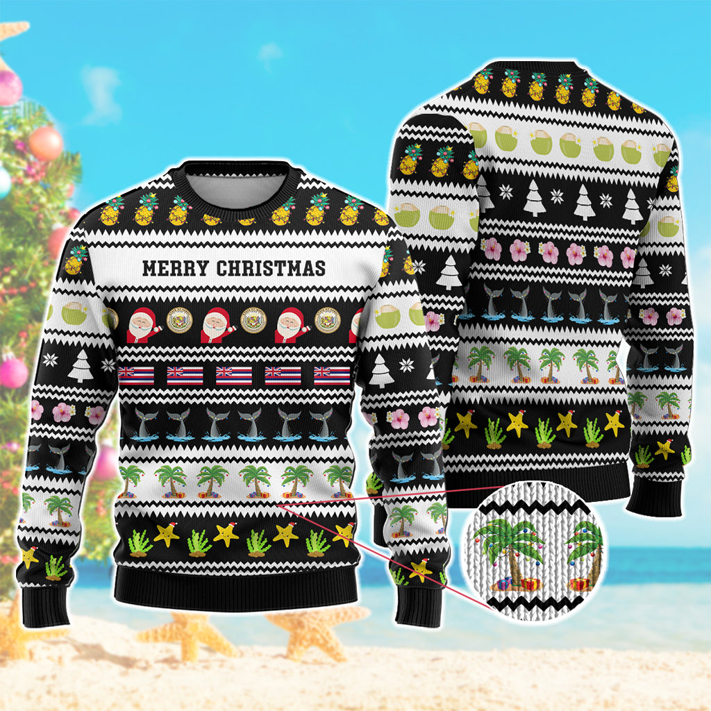 Custom Polynesian Countries Knitted Sweatshirt Funny Beach Style