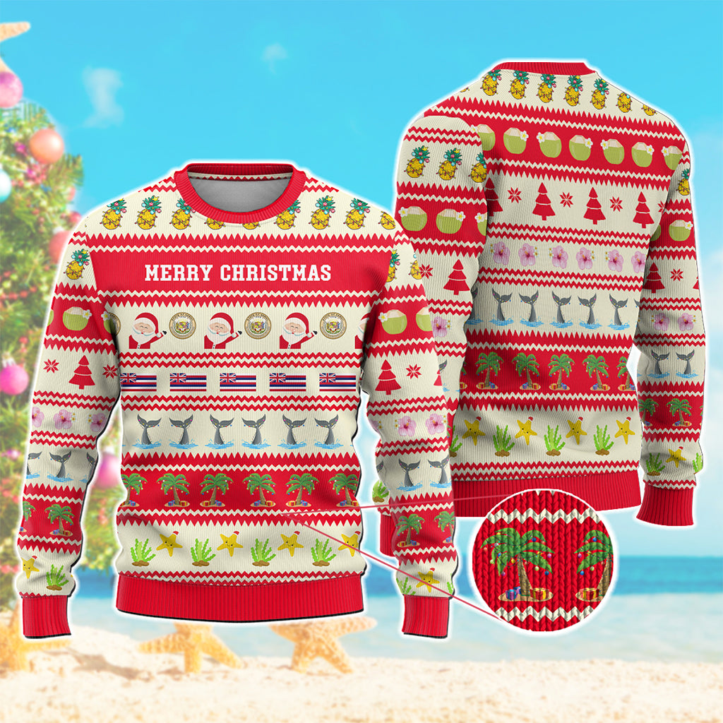 Custom Polynesian Countries Knitted Sweatshirt Funny Beach Style