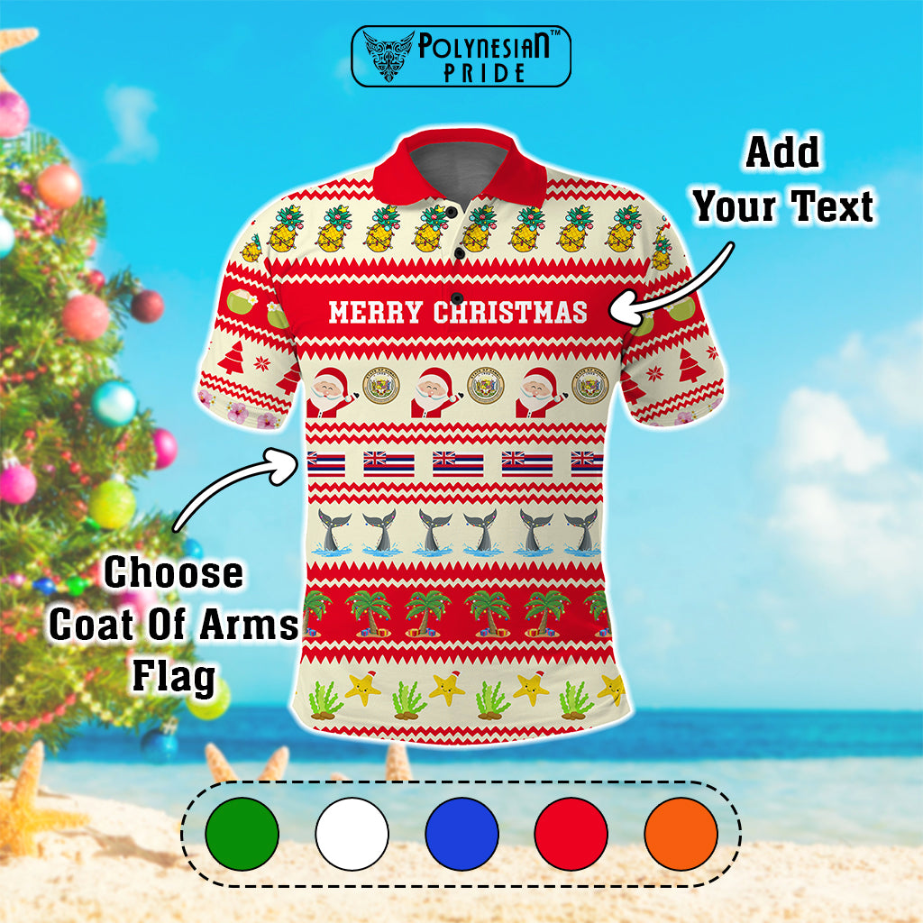 Custom Polynesian Countries Polo Shirt Funny Beach Style