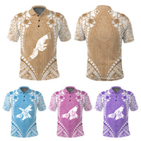 Custom Hand Holding Mother's Day Polo Shirt Polynesian Style - Polynesian Pride