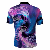 Custom Zodiac Signs Polo Shirt With Polynesian Pattern