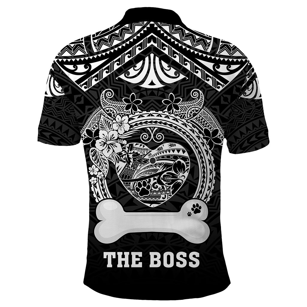 Custom Dog Polo Shirt With Polynesian Pattern