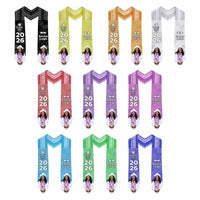 Custom Photo Hawaii Grad Name And Year Graduation Stole With Hawaiian Leis CTM05 - Polynesian Pride
