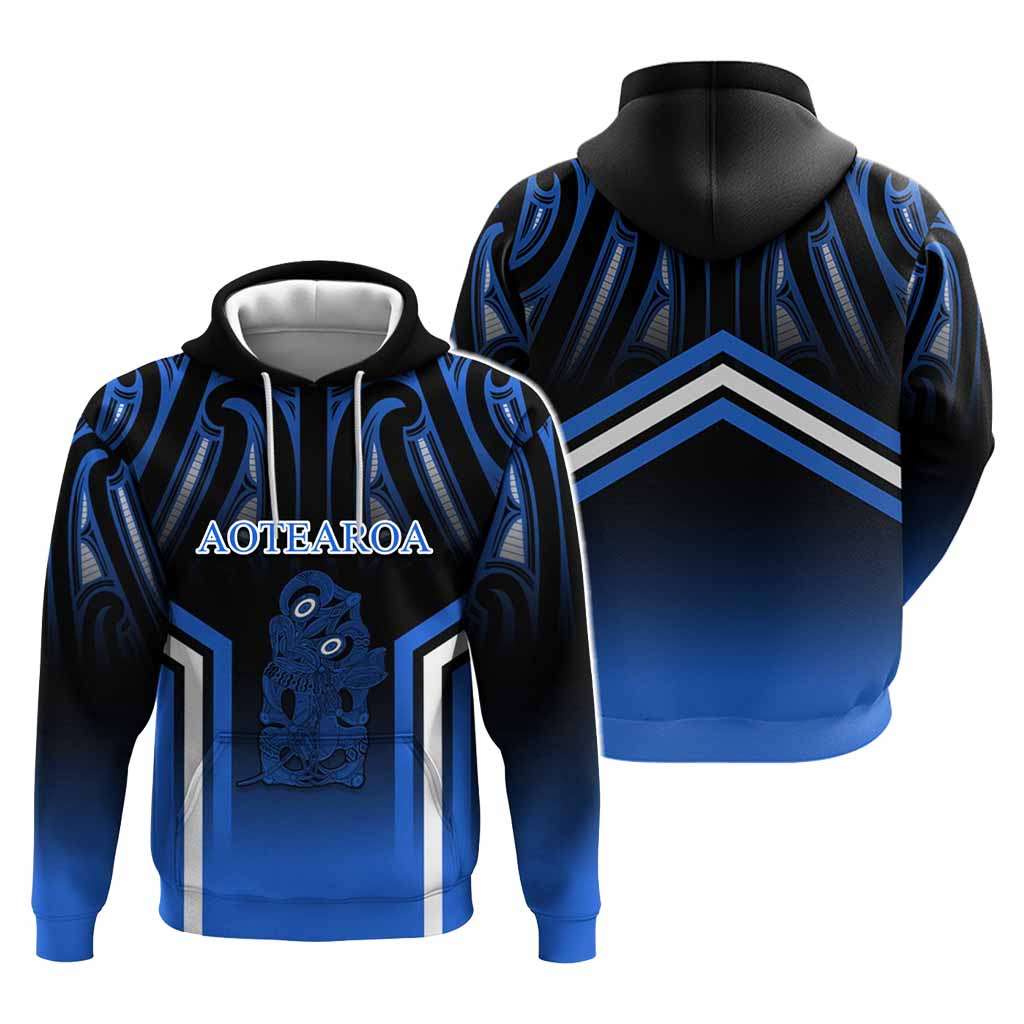 New Zealand Aotearoa Iwi Personalised Text Hoodie Maori Hei Tiki Special Style CTM05 - Polynesian Pride