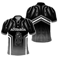 New Zealand Aotearoa Iwi Personalised Text Polo Shirt Maori Hei Tiki Special Style CTM05 - Polynesian Pride