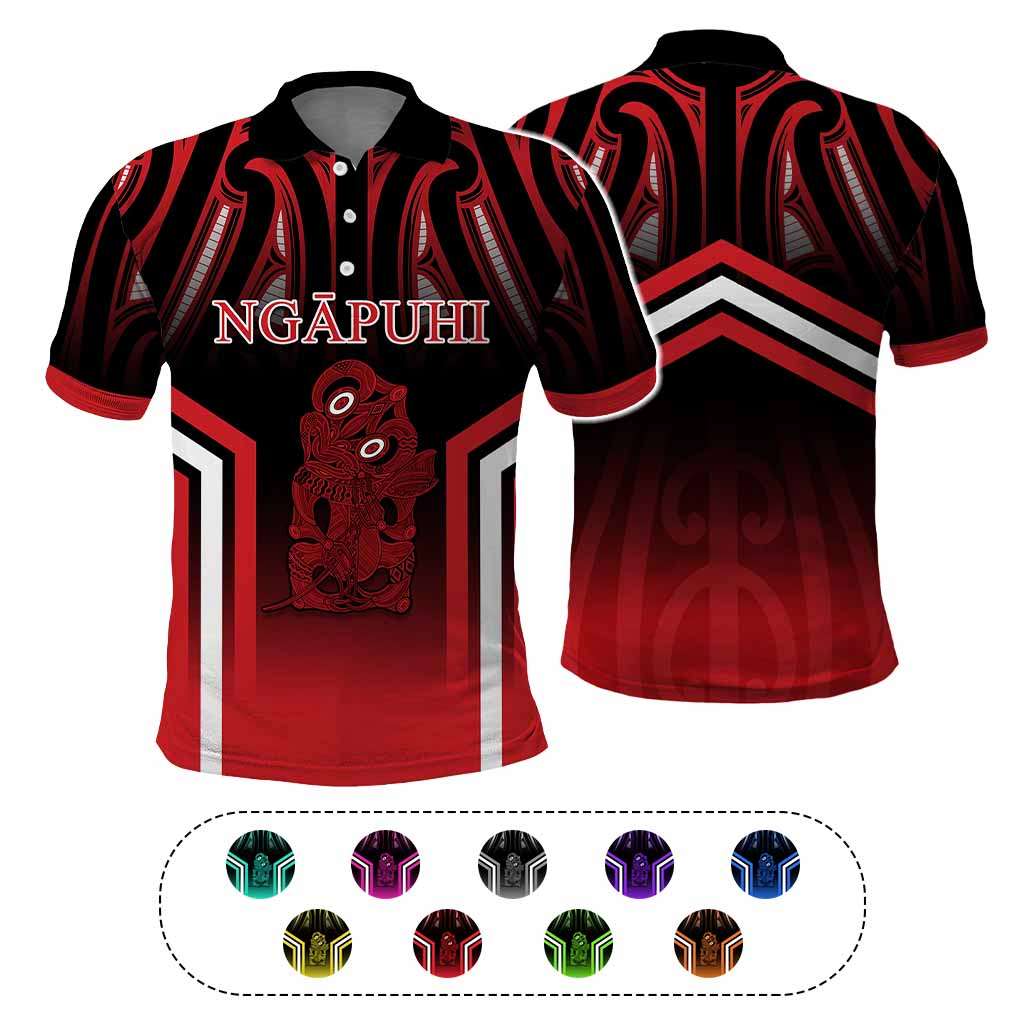 New Zealand Aotearoa Iwi Personalised Text Polo Shirt Maori Hei Tiki Special Style