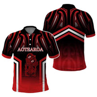 New Zealand Aotearoa Iwi Personalised Text Polo Shirt Maori Hei Tiki Special Style CTM05 - Polynesian Pride