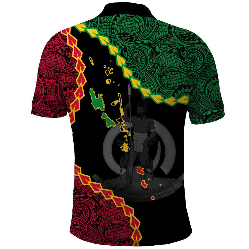 Vanuatu Independence Anniversary Custom Photo Personalized Polo Shirt Long God Yumi Stanap CTM09 - Polynesian Pride
