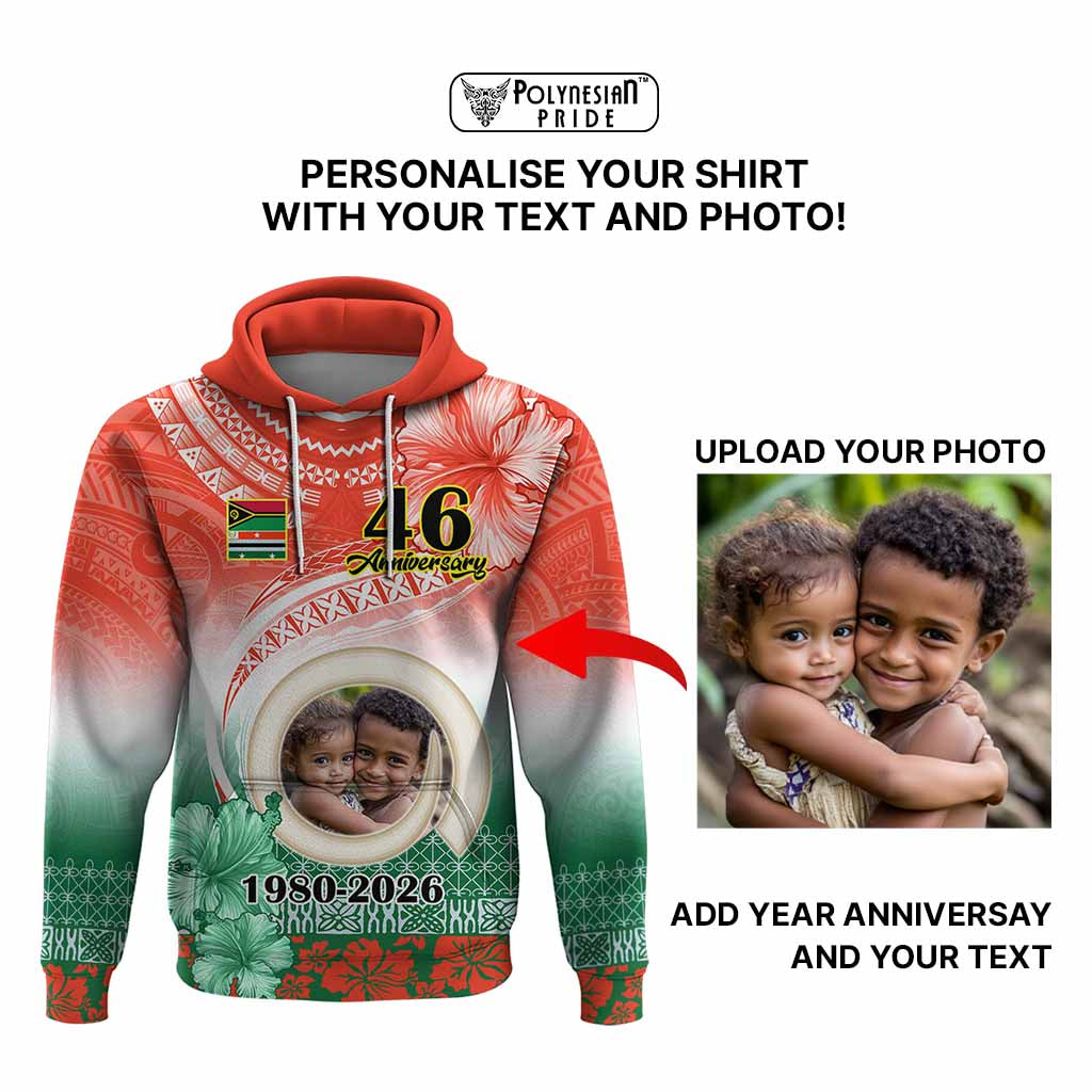 Custom Photo Penama Province Hoodie Vanuatu Yumi Indipendens Dei