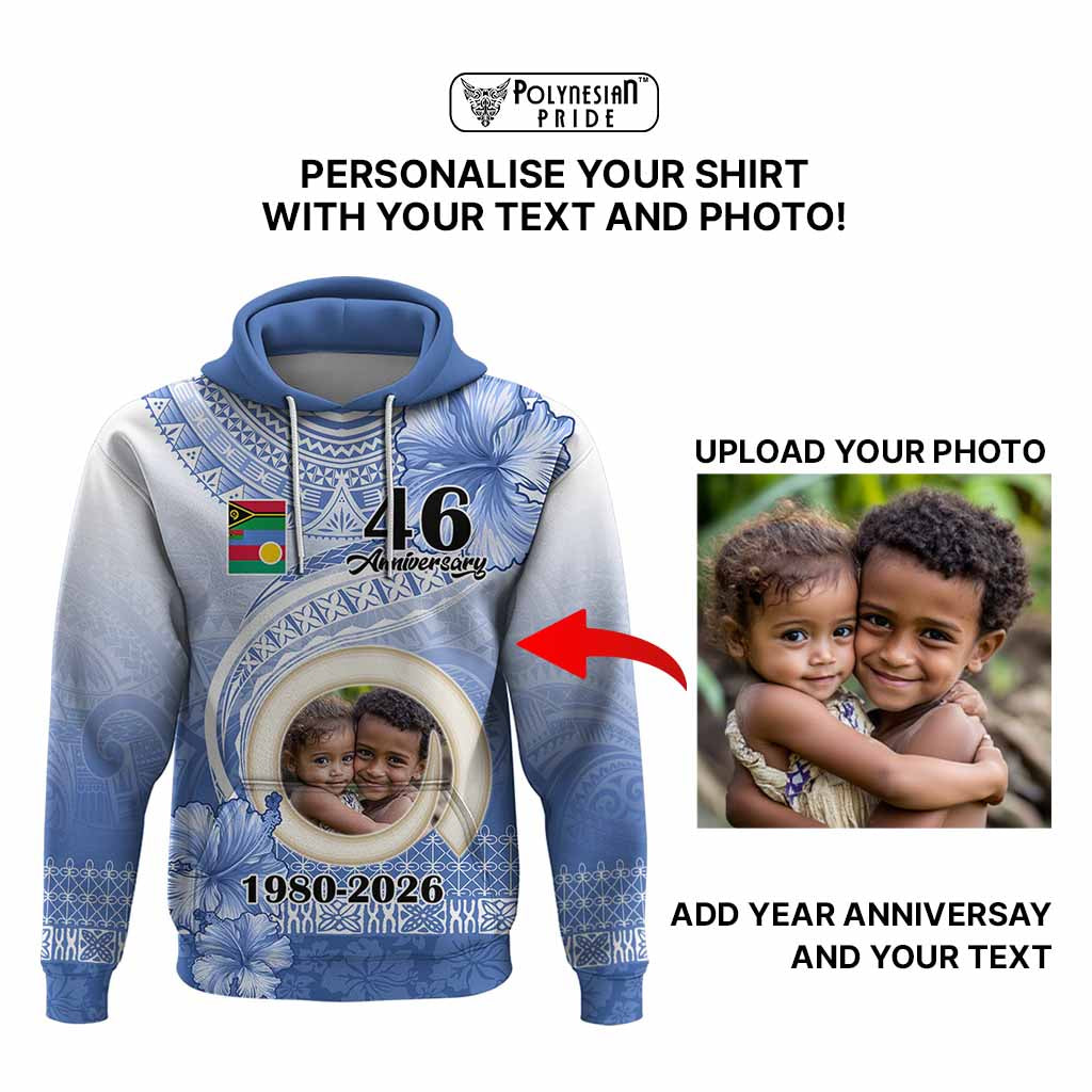 Custom Photo Shefa Province Hoodie Vanuatu Yumi Indipendens Dei