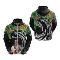 Custom Photo Polynesian Tribal Tattoo with Tropical Vibe Hoodie