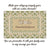 Custom Aloha Welcome Door Mats with Family Name Squares Maile Leaf Palaka Hawaiian Pattern CTM09