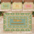 Custom Aloha Welcome Door Mats with Family Name Squares Puakenikeni Kalo Palaka Pattern CTM09