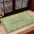 Custom Aloha Welcome Door Mats with Family Name Squares Puakenikeni Kalo Palaka Pattern CTM09
