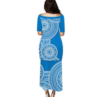 Custom Tonga Schools Puletasi Tongan Schools Logo With Ngatu Pattern