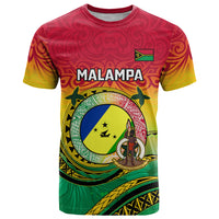 Custom Vanuatu Provinces T Shirt Coat Of Arms Mix Flag - Polynesian Pride