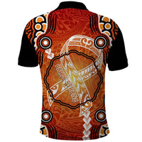 Custom Photo Cancer Awareness Polo Shirt Brave Strong Aboriginal With Polynesian Pattern