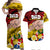 Dads Day Tonga Matching Dress and Hawaiian Shirt Idea Dad Ofa lahi atu Polynesian Flowers Tribal LT9 - Polynesian Pride