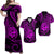 Polynesian Matching Dress and Hawaiian Shirt Guam Coat of Arms with Polynesian Tribal Tattoo Purple Version LT9 Purple - Polynesian Pride