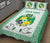 Personalised Tonga Quilt Bed with Coat of Arm Green Style LT9 Style 2 - Polynesian Pride