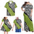 American Samoa Tapa Family Matching Outfit Polynesian Off Shoulder Long Sleeve Dress And Shirt - Polynesian Pride