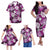 Hawaii Family Matching Outfit Chuuk Polynesian Tribal Off Shoulder Long Sleeve Dress And Shirt - Polynesian Pride